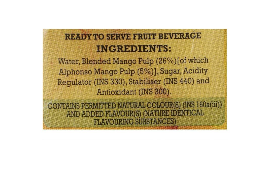 B Natural Mango    Tetra Pack  1 litre